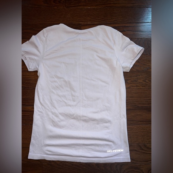 Nike Women's Light Pink Dri-FIT Tee - Picture 6 of 6